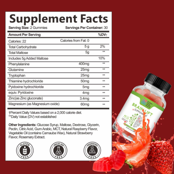 Brain Lift Supplement Facts