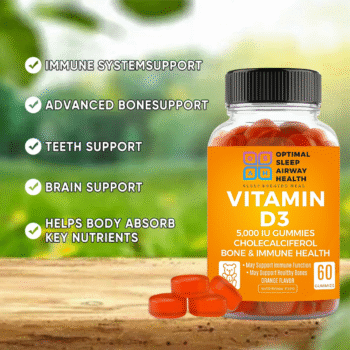 Vitamin D3 Gummies by Optimal Sleep Airway Health