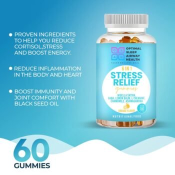 Stress Relief Gummies by Optimal Sleep Airway Health