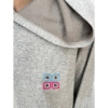 OSAH Hoodie close up with silver fabric that can help with EMF
