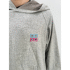 OSAH Hoodie close up with silver fabric that can help with EMF